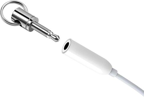 حامل دونجل لسماعات الرأس من PeekaBear، متوافق مع محول Lightning/USB من النوع C إلى 3.5 مم متوافق مع iPhone 14 13 12 11 XS XR X 8 7، يدعم جميع أجهزة iOS [3 عبوات] in Kuwait