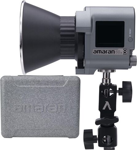 Aputure Amaran 60d S، Amaran 60D COB Daylight LED Video Light، 65W 5600k App Control 8 تأثيرات إضاءة مدمجة DC / AC Power Supply إصدار ترقية Amaran 60D in Saudi Arabia