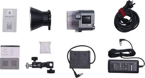 Aputure Amaran 60d S، Amaran 60D COB Daylight LED Video Light، 65W 5600k App Control 8 تأثيرات إضاءة مدمجة DC / AC Power Supply إصدار ترقية Amaran 60D in Saudi Arabia