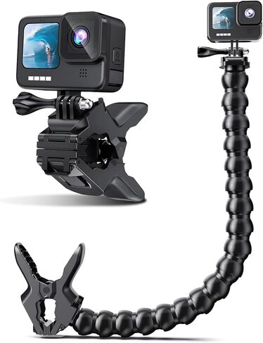 كوبتون حامل بمشبك مرن 19 قسم 17.8 انش قابل للتعديل لكاميرا جو برو 11،10، 9، 8، 7، 6، 5، 4، 3+، 3 سيشن، ماكس، فيوجن، اكاسو، دي جيه اي اوسمو in Kuwait