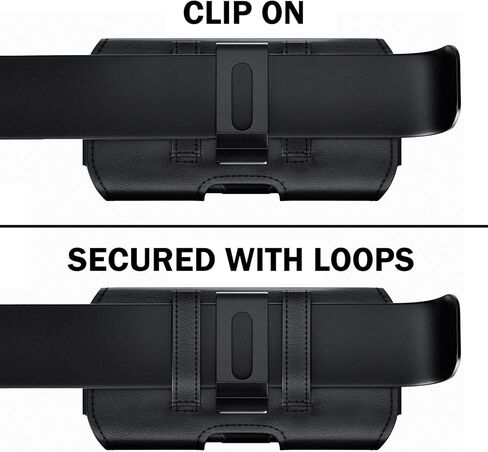 De-Bin Belt Holster Case Designed for Samsung Galaxy S10e/ S7/ S6/ S6 Edge Belt Case with Belt Clip and Belt Loop Carrying Pouch Phone Holder Fits Galaxy Phone Compatible with Otterbox Battery Case on in Kuwait