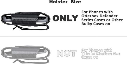 De-Bin Belt Holster Case Designed for Samsung Galaxy S10e/ S7/ S6/ S6 Edge Belt Case with Belt Clip and Belt Loop Carrying Pouch Phone Holder Fits Galaxy Phone Compatible with Otterbox Battery Case on in Kuwait