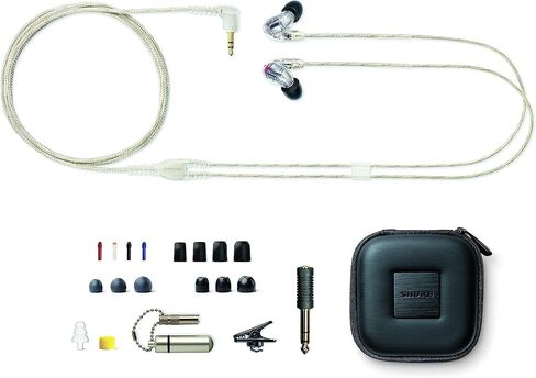 Shure SE846 PRO Gen 2 Wired Sound Isolating Earphones, Secure in-Ear Earbuds, High-End Professional Sound, Hi-Def Four Drivers, Upgraded Sound Filters, Durable Quality, Customizable Frequency - Jade in Kuwait