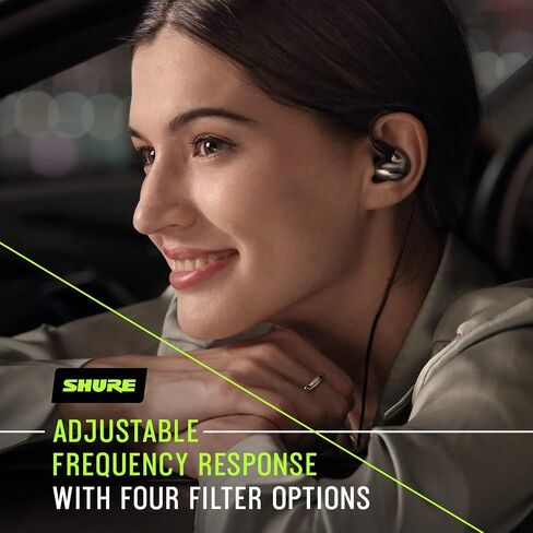 Shure SE846 PRO Gen 2 Wired Sound Isolating Earphones, Secure in-Ear Earbuds, High-End Professional Sound, Hi-Def Four Drivers, Upgraded Sound Filters, Durable Quality, Customizable Frequency - Jade in Kuwait