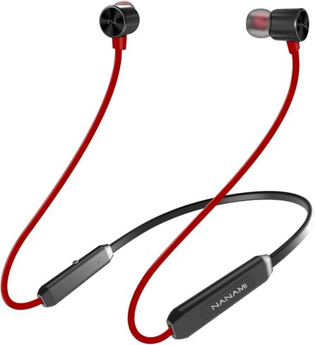 NANAMI Bluetooth Headphones Wireless Earbuds Sports Magnetic Neckband Wireless Headsets, HiFi Stereo Deep Bass Bluetooth 5.0 Earphones IPX7 Waterproof with Mic for Gym Workout Running 15h Playtime in Kuwait