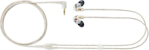 Shure SE535-CL Professional Sound Isolating Earphones, High Definition Sound + Natural Bass, Three Drivers, In-Ear Fit, Detachable Cable, Durable Quality - Clear in Kuwait