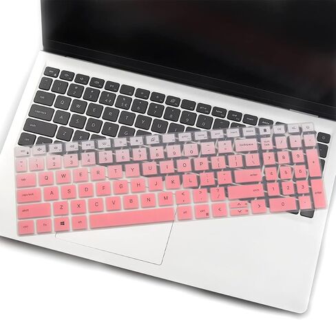 Keyboard Cover for Dell Inspiron 15 7510 5510 5515 5518 3510 3511 3515 3525 & Inspiron 16 7610, Dell Latitude 3520, Dell Vostro 15 5000 5510 15.6,2025 Dell 15 Laptop DC15250 DC15255-Colorful in Kuwait