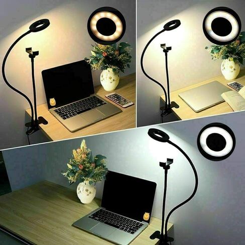 مصباح حلقة سيلفي العالمية مع حامل للهاتف المحمول المرن كسول مصباح LED LED لمطبخ مكتب مباشر in Saudi Arabia