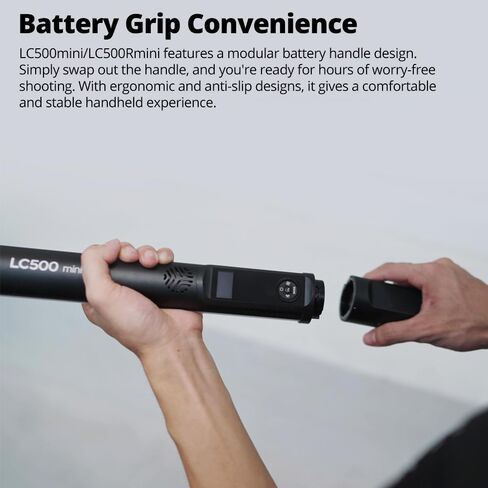 Godox LC500R Mini RGB LED عصا إضاءة قابلة للتعديل 360 درجة بالألوان الكاملة مع Barndoor in Kuwait