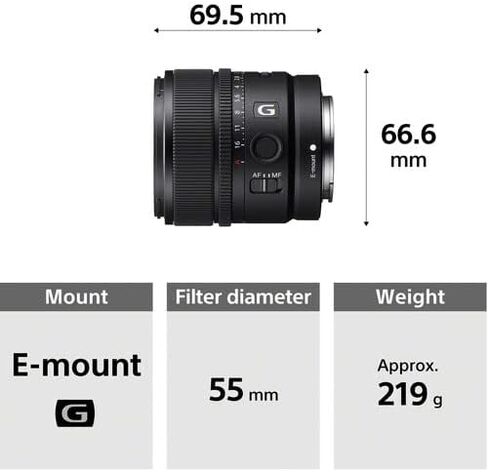مجموعة عدسات Sony E مقاس 15 مم f/1.4 G (SEL15F14G) مع مجموعة مرشحات مكونة من 3 قطع وملحقات أخرى | عدسة سوني مقاس 15 ملم in Kuwait