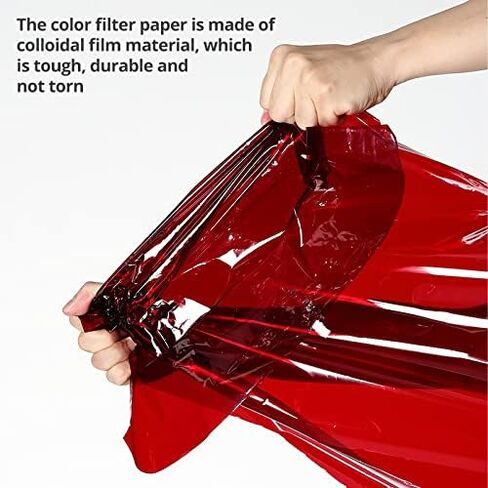 AMBITFUL 40cmx50cm Photography Video Soft Light Paper Color Temperature Film Stage Lighting Color Paper Filter Film Shooting Props (Cool Colour Temperature) in Saudi Arabia