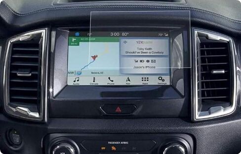 Screen Protector Compatible With 2020-2023 Ranger,Anti-Explosion & Scratch,HD Clear,SSSKY Premium Navigation Accessories Comaptible With Ford Ranger（8inch） in Kuwait