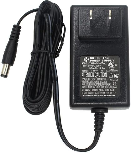 2-Pack AC to DC 18V 1A Power Supply Adapter, Plug 5.5mm x 2.1mm, Center Positive, UL Listed FCC (XH1800-1000w) in Saudi Arabia