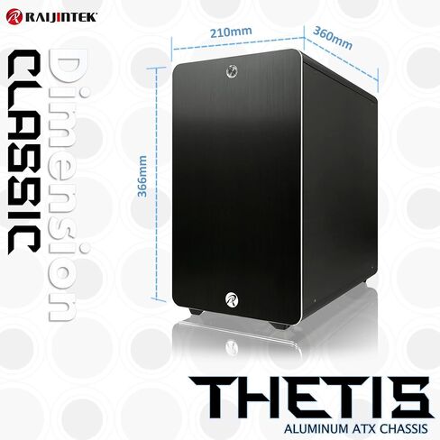 RAIJINTEK 0R200054 THETIS حقيبة كمبيوتر متوسطة الحجم - فضي in Kuwait