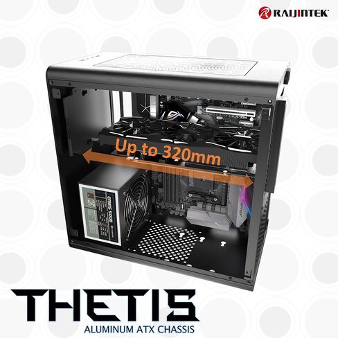 RAIJINTEK 0R200054 THETIS حقيبة كمبيوتر متوسطة الحجم - فضي in Kuwait