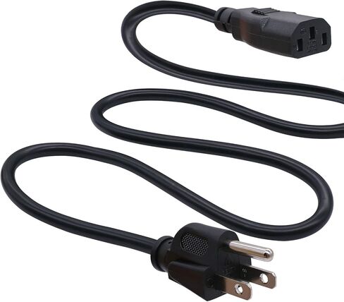 TWTADE مراقب تلفزيون سلك تمديد الطاقة 6ft 3 الشق 10A 250 فولت 16AWG ، كابل بديل لتلفزيون VIZIO ، العديد من أجهزة التلفزيون I-039 in Kuwait