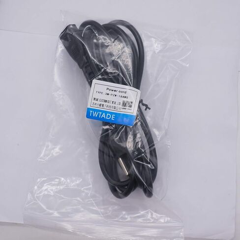TWTADE مراقب تلفزيون سلك تمديد الطاقة 6ft 3 الشق 10A 250 فولت 16AWG ، كابل بديل لتلفزيون VIZIO ، العديد من أجهزة التلفزيون I-039 in Kuwait