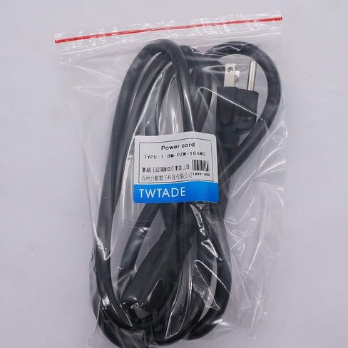 TWTADE مراقب تلفزيون سلك تمديد الطاقة 6ft 3 الشق 10A 250 فولت 16AWG ، كابل بديل لتلفزيون VIZIO ، العديد من أجهزة التلفزيون I-039 in Kuwait