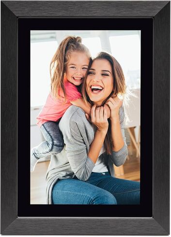 إطار صور رقمي Koah Smart WiFi مقاس 10.1 بوصة مع مساحة تخزين FRAMEO سعة 8 جيجابايت (خشب أسود) مع بطاقة ذاكرة UHS-I microSDHC بسعة 32 جيجابايت مع محول SD (عنصران) in Kuwait