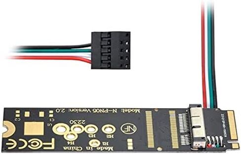 بطاقة WiFi من Cablecc NGFF A/E-Key إلى محول M.2 NGFF Key-M NVME SSD لـ AX200 6 5.1 in Saudi Arabia