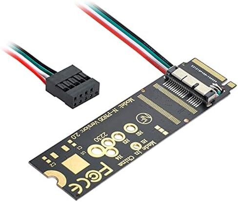 بطاقة WiFi من Cablecc NGFF A/E-Key إلى محول M.2 NGFF Key-M NVME SSD لـ AX200 6 5.1 in Saudi Arabia
