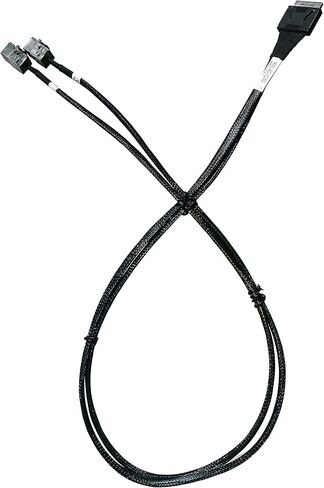 كابل DiLiVing oCulink 8X (SFF-8611 80pin) إلى 2Port HD Mini SAS(SFF-8643 36pin) (80 سم) in Kuwait