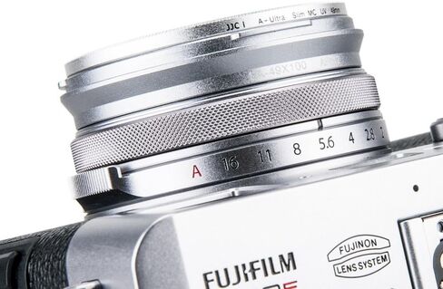 49mm Metal Lens Filter Adapter Ring for Fujifilm Fuji X100V X100F X100T X100S X100 X70 Camera & Wide Conversion Lens WCL-X100 II Installing UV CPL ND Filter Lens Cap Replace Fujifilm AR-X100 Black in Saudi Arabia