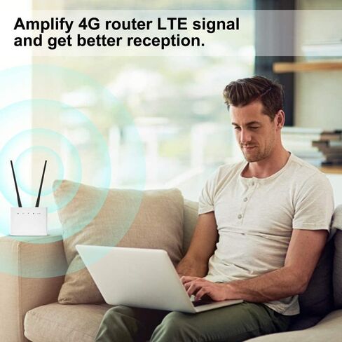 HUACAM HCM82 2X 8dBi 2.4 جيجاهيرتز 5 جيجاهيرتز 5. 8GHz، شبكة لاسلكية RP SMA ذكر Antenna+2x15 سم يو FL/IPEX إلى كبل صفير أنثى RP SMA in Kuwait