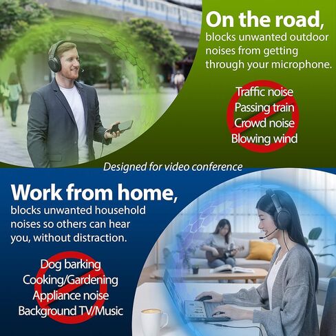 اسس محول ميكروفون بخاصية الغاء الضوضاء بتقنية الذكاء الاصطناعي، اسود، 1، 90YH02L1-B2UA00، محول ميكروفون اسس AI NC / USB-A، سلكي in Kuwait