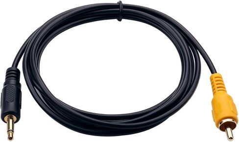 كيبل 3.5 ملم الى RCA - اي جريلي 3.5 ملم 1/8 انش قابس ذكر احادي الى مقبس RCA ذكر كيبل صوت مطلي بالذهب 1.8 متر (6 قدم) in Kuwait
