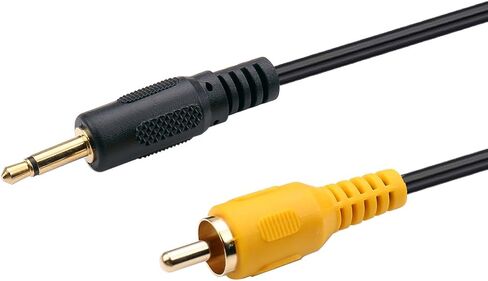 كيبل 3.5 ملم الى RCA - اي جريلي 3.5 ملم 1/8 انش قابس ذكر احادي الى مقبس RCA ذكر كيبل صوت مطلي بالذهب 1.8 متر (6 قدم) in Kuwait