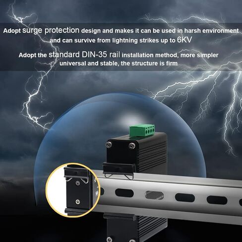 Elenzk 2 منافذ 1000 ميجا جيجابت RJ45 + 2 منافذ SFP محول شبكة إيثرنت in Kuwait