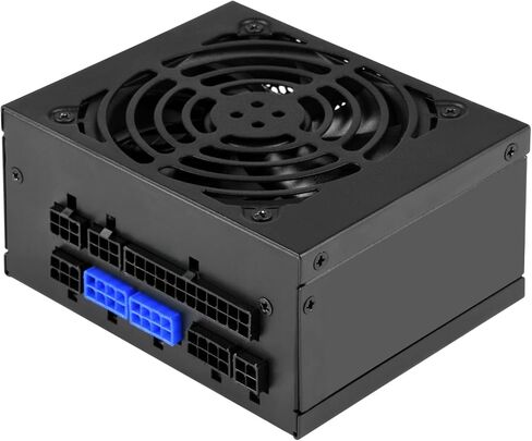 سيلفر ستون تكنولوجي وحدة امداد الطاقة SX500-G 500 واط اس اف اكس معيارية بالكامل 80 بلس جولد مع مروحة محسنة 92 ملم ومكثفات يابانية in Kuwait