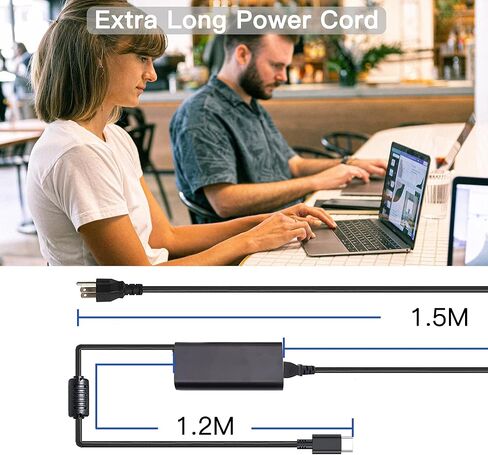 شاحن كمبيوتر محمول لـ Dell، محول طاقة شاحن كمبيوتر محمول USB C بقدرة 130 وات لجهاز Dell XPS 15 9500، 15 9510، 15 9575 2 في 1؛ ديل XPS 17 9700، 17 9710، مصدر طاقة Dell HA130PM170 مزود بسلك in Kuwait