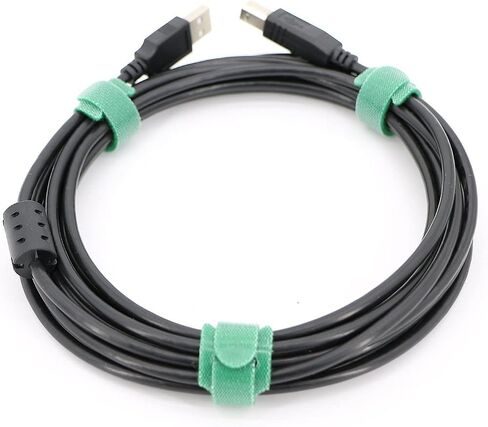 50pcs Reusable Fastening Adjustable Cable Ties Wire Management 8 Inch (Blue) in Saudi Arabia