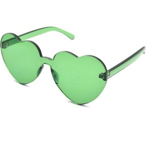 JUSLINK Love Heart Shaped Sunglasses for Women Party Sunglasses