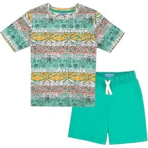 Tommy Bahama Boys 2-Piece Kids Clothing Set - Short Sleeve T-shirt & Shorts 2-Pack Bundle Set for Kids and Toddlers