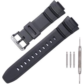 Men's Sports Resin strap Replacement for Caiso mcw100h-4av MCW100h MCW-110H HDD-S100 W-S220 watch band in Kuwait