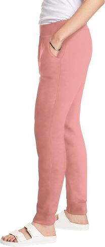 Hanes EcoSmart Joggers, Midweight Cotton-Blend Fleece Sweatpants for Women in Saudi Arabia