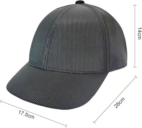 ليوفود قبعة بيسبول باضاءة LED، قبعة بيسبول مضيئة من الالياف البصرية 7 الوان، شحن USB مضيئة، اكسسوارات للحفلات الموسيقية (اسود) in Kuwait