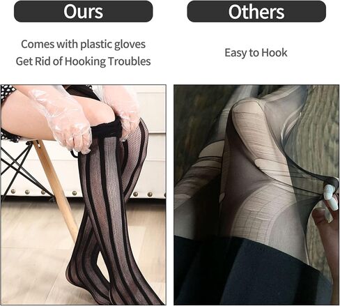 GPUSFAK 6 أزواج المرأة جوارب مثيرة جوارب شبكية الجوارب المرنة شبكة صيد السمك جوارب عالية الخصر in Kuwait