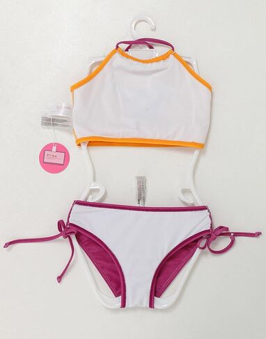 طقم بيكيني مكون من قطعتين بأشرطة سباغيتي للفتيات من ماشا آند ذا بير in Kuwait