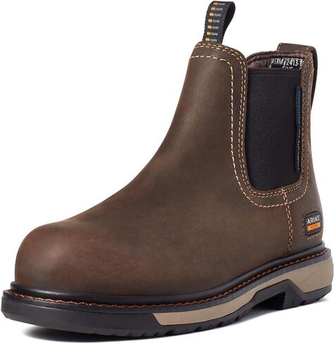ARIAT Women's Riveter Chelsea CSA Waterproof Composite Toe Work Boot Western in Saudi Arabia