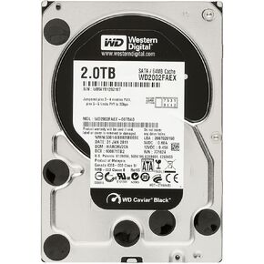 Western Digital Caviar Black 2 TB SATA III 7200 RPM 64 MB Cache Bulk/OEM Internal Desktop Hard Drive - WD2002FAEX (Renewed) in Kuwait