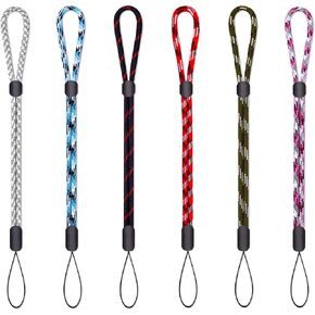 Adjustable Wrist Lanyard Hand Strap, Mini Wristlet 8.7'' for Camera Flash USB Drive Car Key Small Device 6 Pack in Saudi Arabia