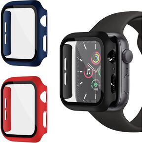 3-Pack Case with Screen Protector for Apple Watch 40mm SE/6/5/4 in Saudi Arabia