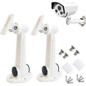 USIDAE USIDAER Universal CCTV Security Camera Mounting, IP Camera Bracket, Aluminum Alloy Indoor Outdoor Wall Ceiling Mount Holder Stand Monitor Rotary Bracket (2 Pack) in Saudi Arabia