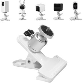 فاست نيل مشبك تثبيت بمشبك لمراقبة الاطفال من ارلو، حامل بمشبك للمكتب لكاميرا وايز كام بان وارلو برو وارلو بيبي وغيرها من الكاميرات بنفس الواجهة (حجم قياسي) in Kuwait