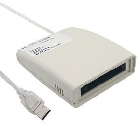 SZBJ USB2.0 Plastic Version Interface PCMCIA Card Reader,Read Flashdisk,PCMCIA,PC Card ATA,Mass Storage ATA Flash,PC Card (Card Reader, Gray)
