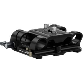 Tilta Universal 15mm LWS Baseplate | TA-UBP-B (Black) | 15mm LWS baseplate with ARCA receiver and modular design for Tilta cages, DJI gimbals and rod-based accessories in Saudi Arabia